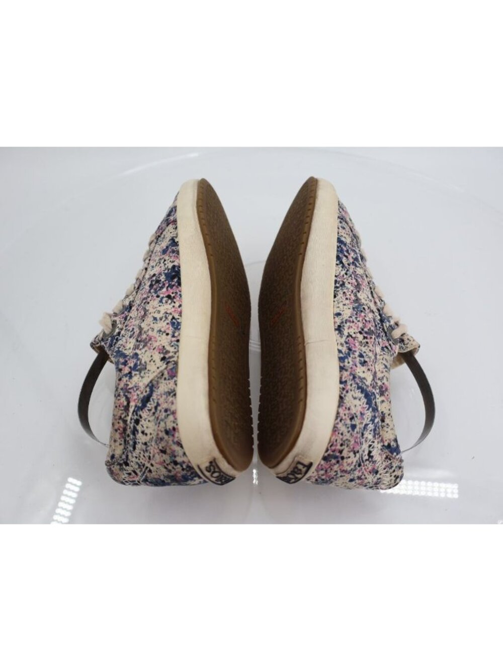 Taos Women's Star Sneaker Size 6.5 Floral Canvas Lace Up Walking Shoe - Picture 7 of 14